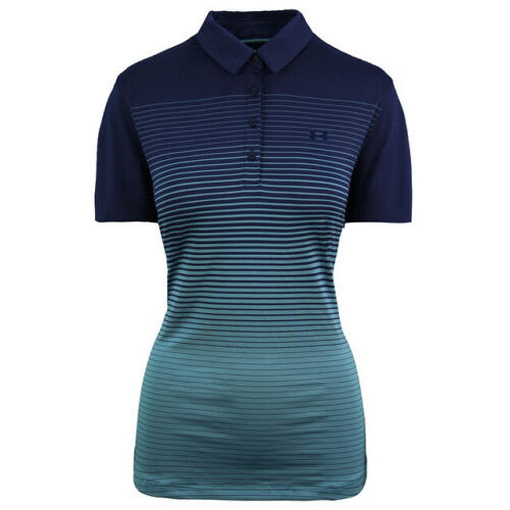 Under Armour HeatGear Women Navy Zinger Golf Polo Shirt