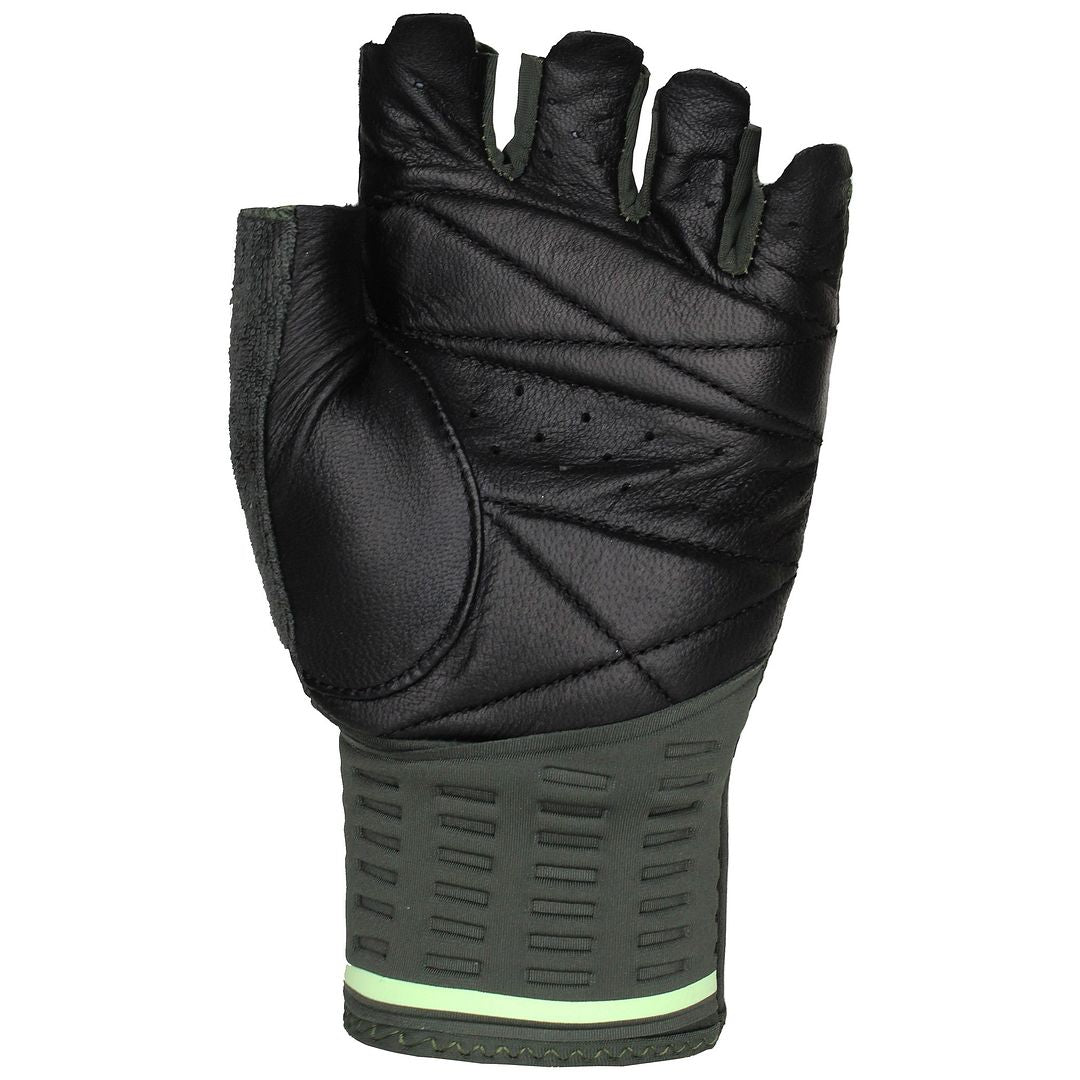 Under Armour Adjustable Mens Black/Green Weightlifting Gloves