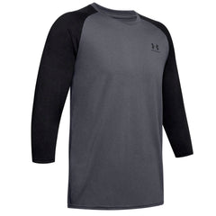 Under Armour Sportsyle Mens Grey/Black 3/4 T-Shirt