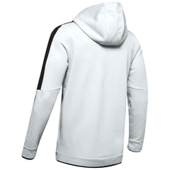 Under Armour Athlete Recovery Mens White Fleece Track Jacket