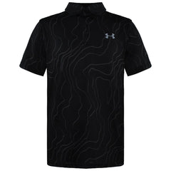 Under Armour Kids Playoff Black Polo Shirt