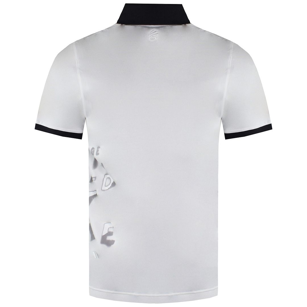 Under Armour Stephen Curry Mens White Golf Polo Shirt