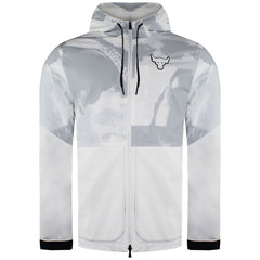 Under Armour Mens White Windbreaker Jacket