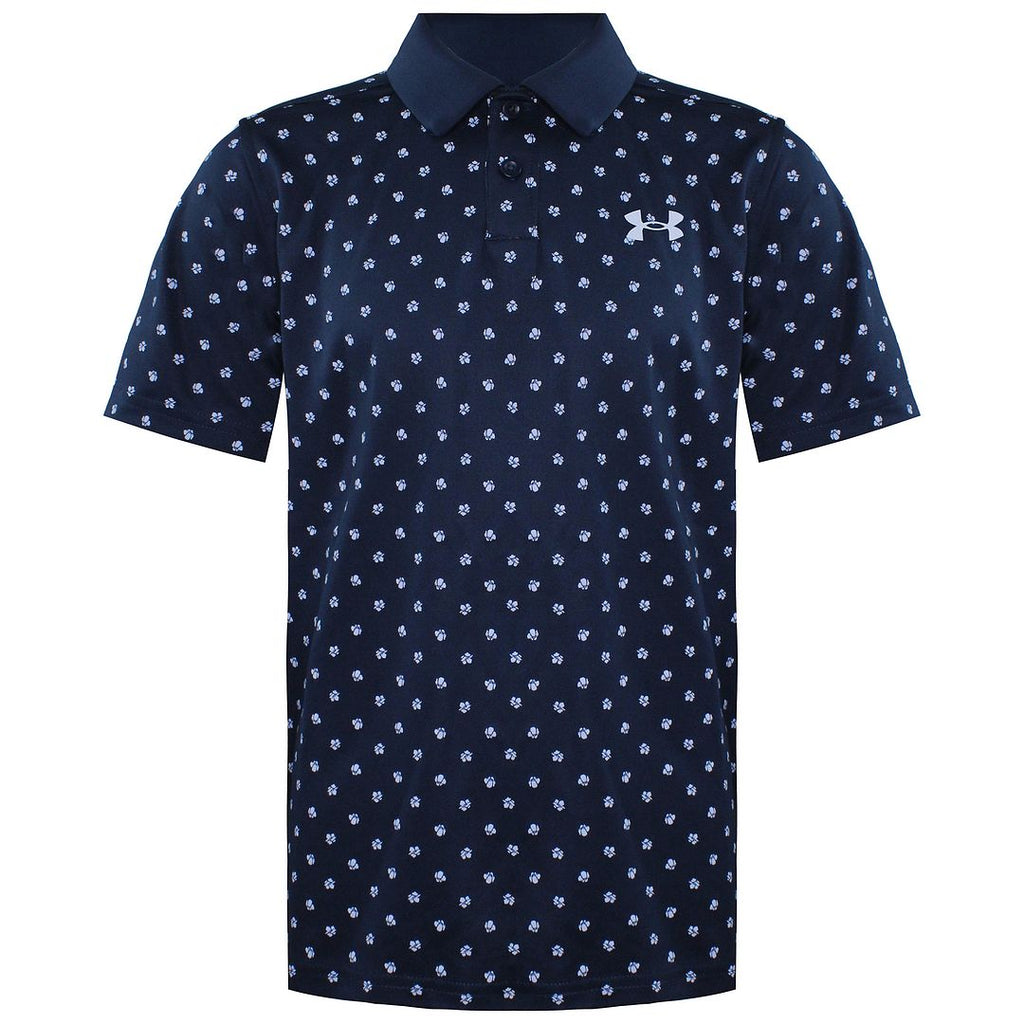 Under Armour Kids Blue/White Poppy Polo Shirt