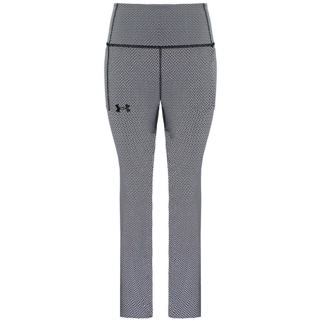 Under Armour HeatGear Womens Grey Geo Ankle Leggings