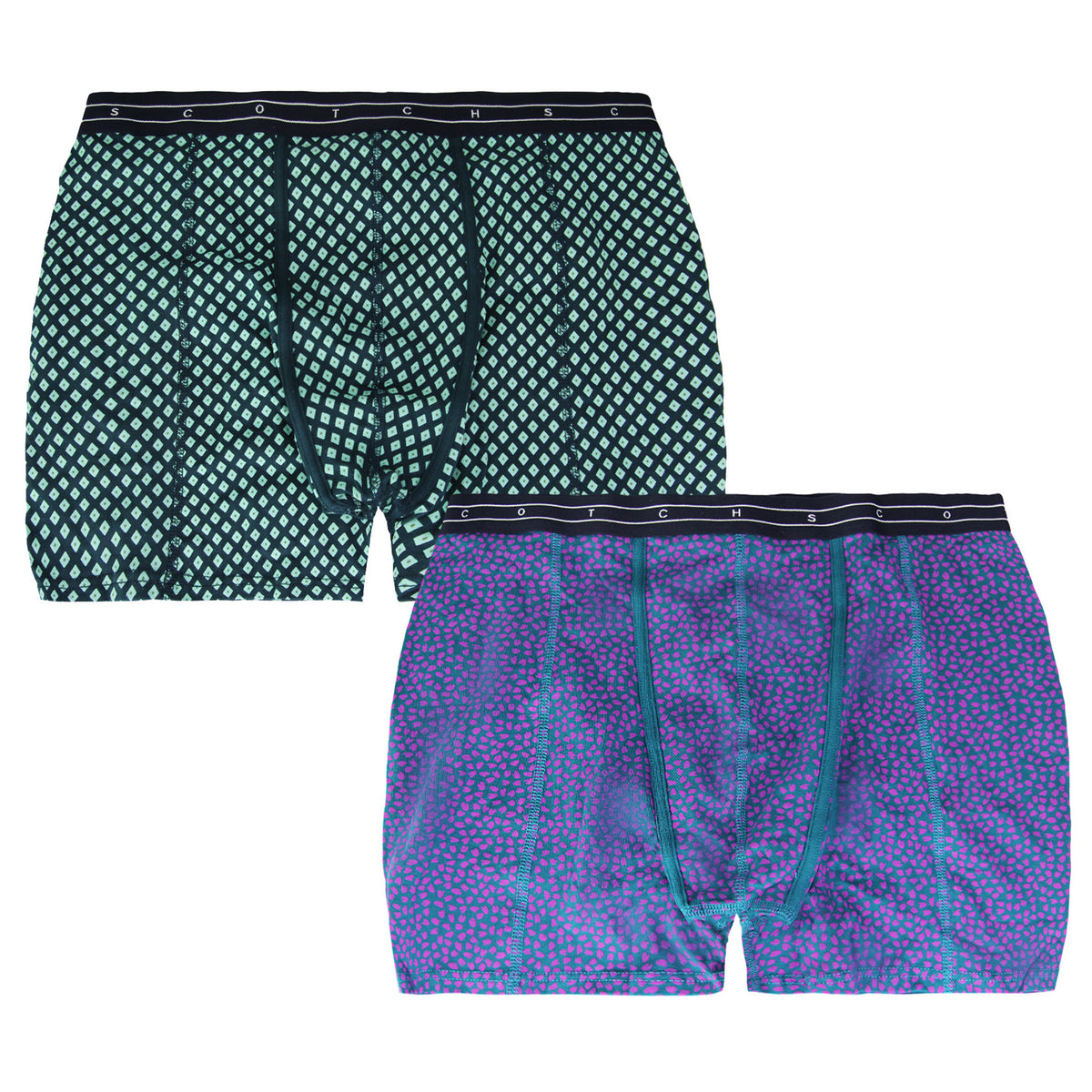 Scotch & Soda 2-Pack Mens Assorted Boxer Shorts