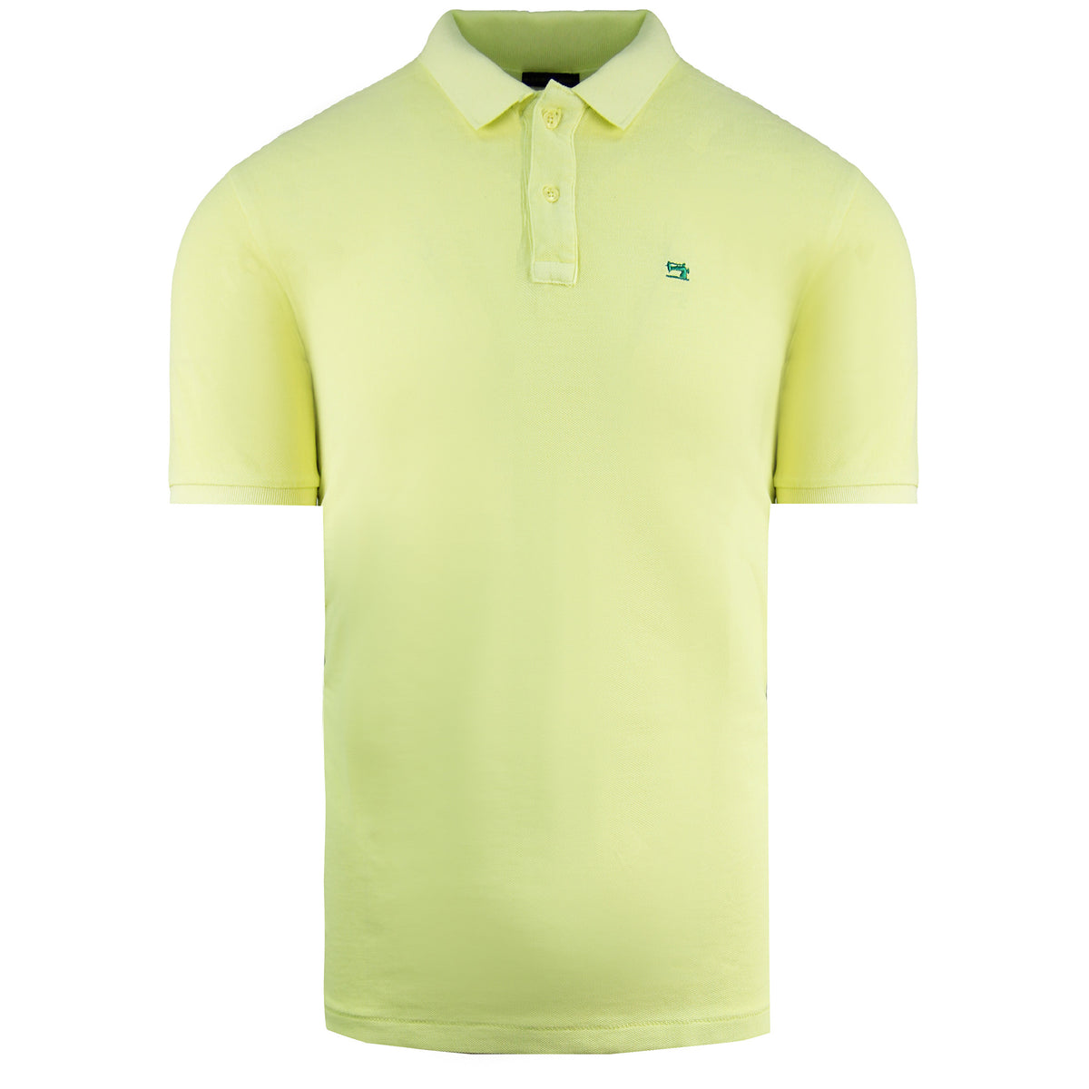 Scotch & Soda Mens Yellow Polo Shirt