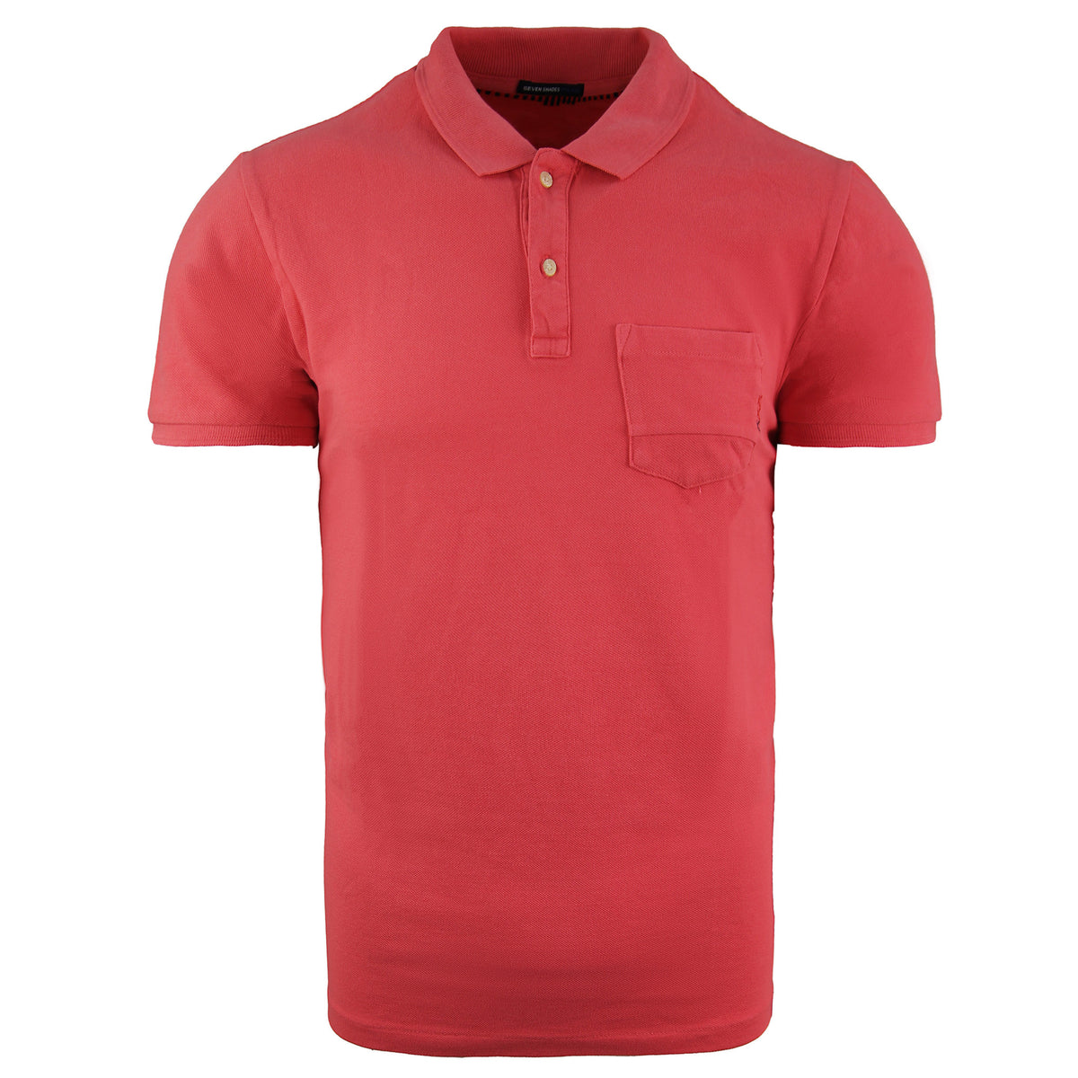 Scotch & Soda Mens Peach Polo Shirt