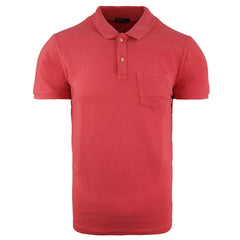 Scotch & Soda Mens Peach Polo Shirt