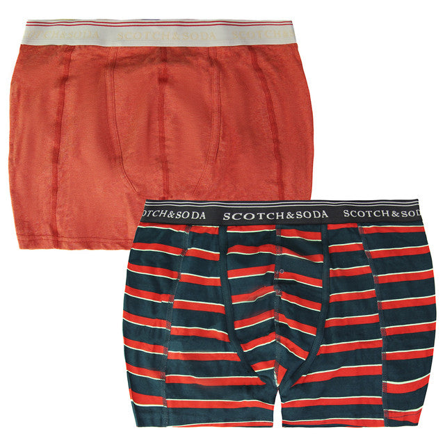 Scotch & Soda 2-Pack Mens Assorted Boxer Shorts