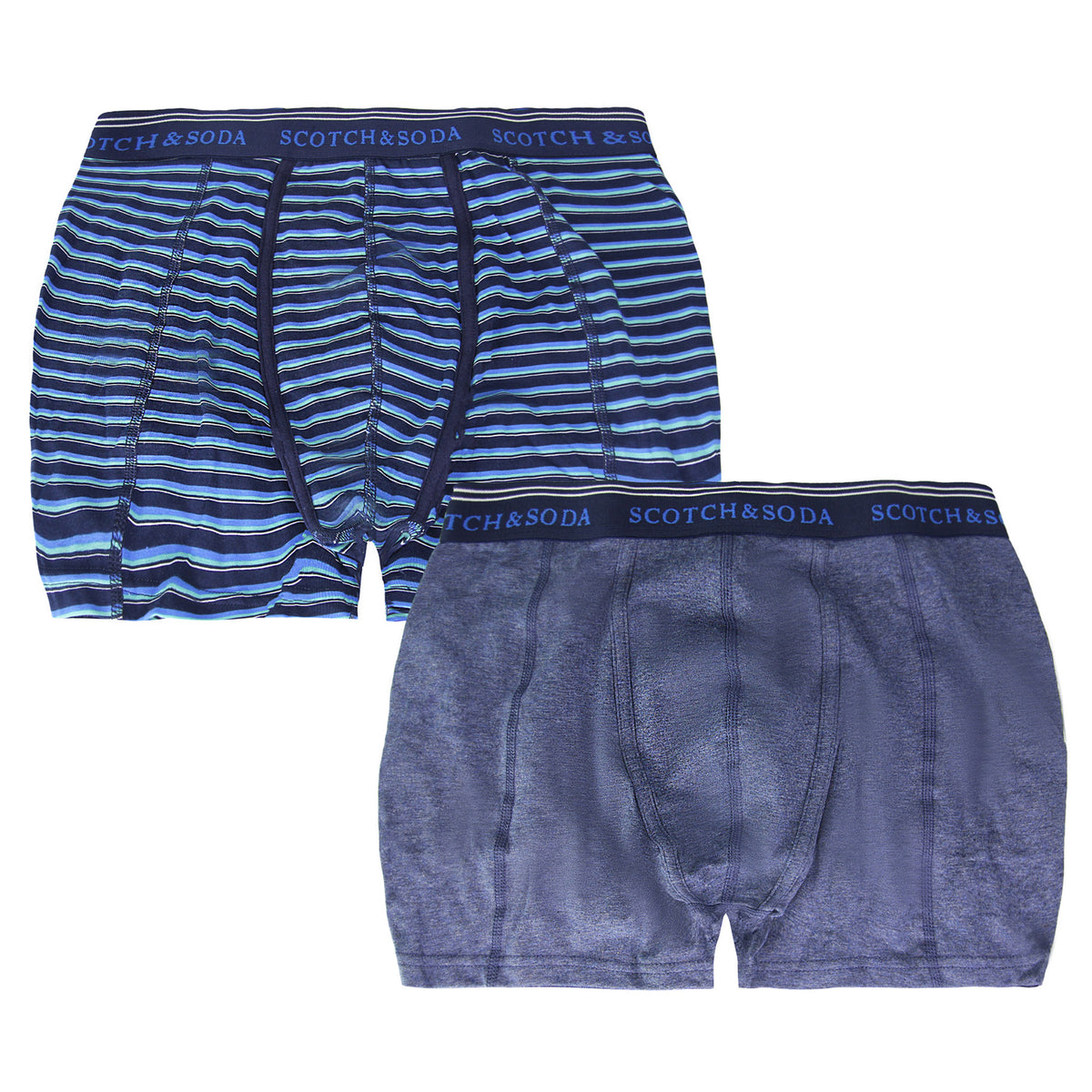 Scotch & Soda 2-Pack Mens Navy Boxer Shorts