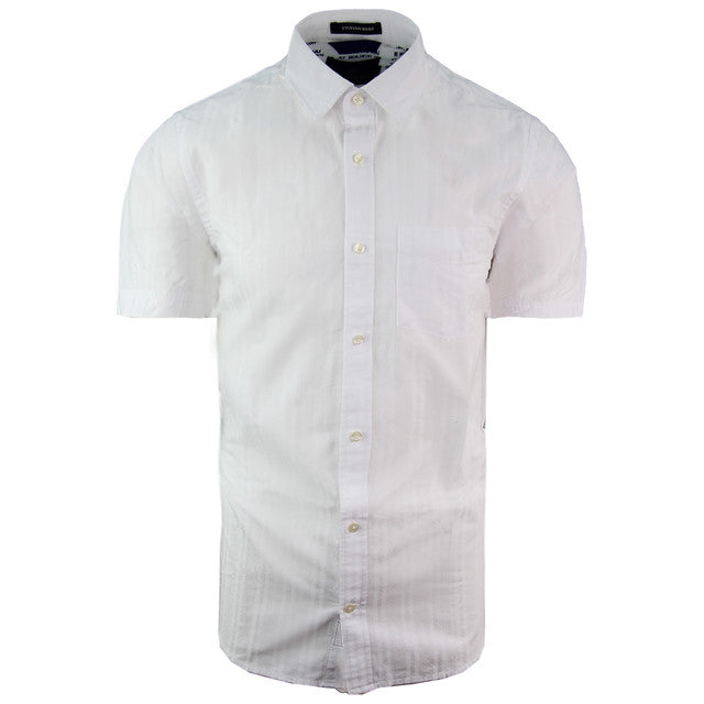 Scotch & Soda Plain Mens White Shirt
