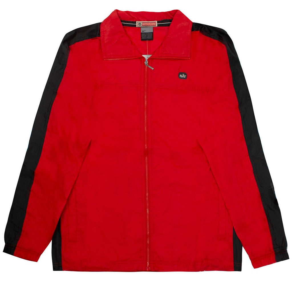 Nike Logo Mens Red Windbreaker Jacket