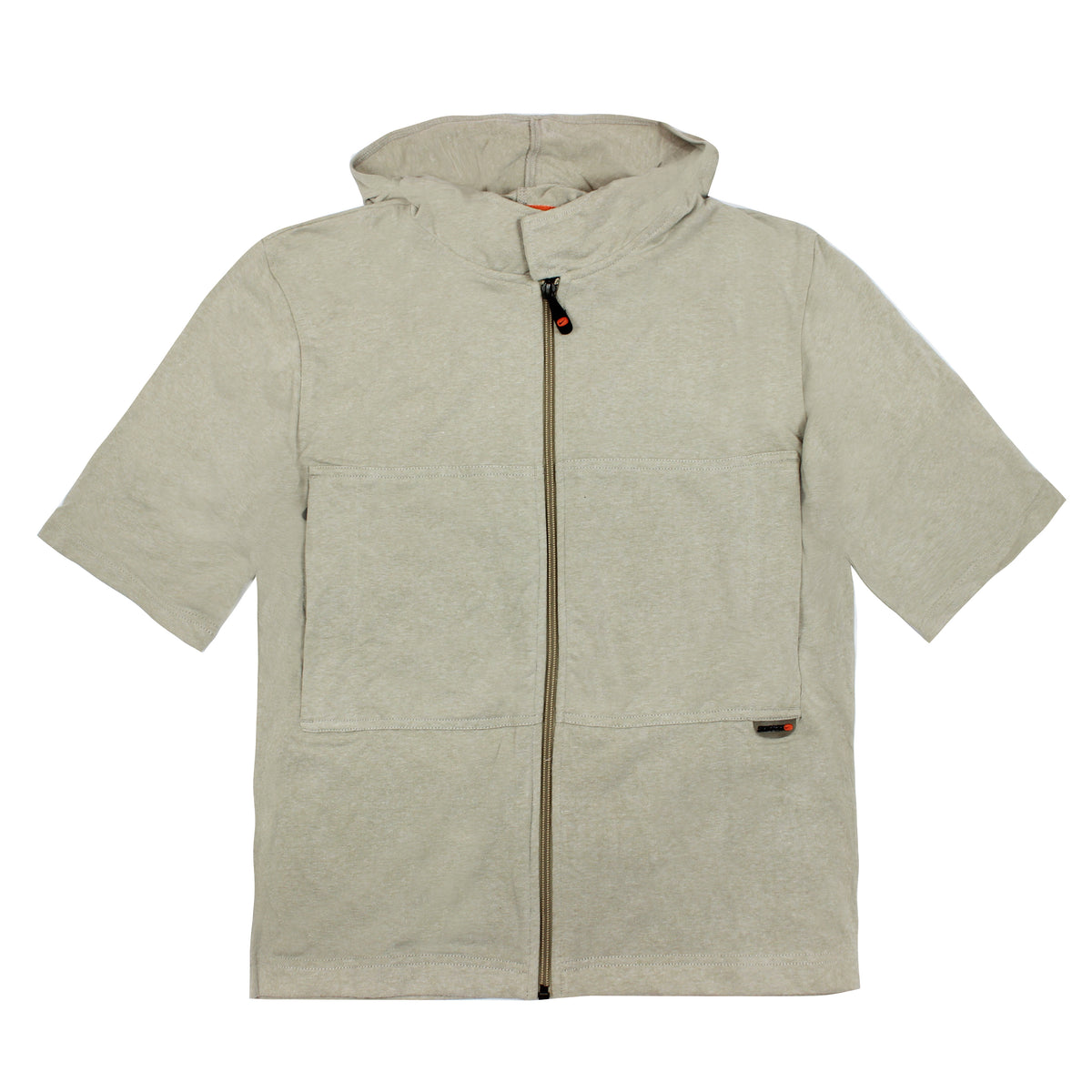 Nike Retro Zip Up Hooded T-Shirt - Beige