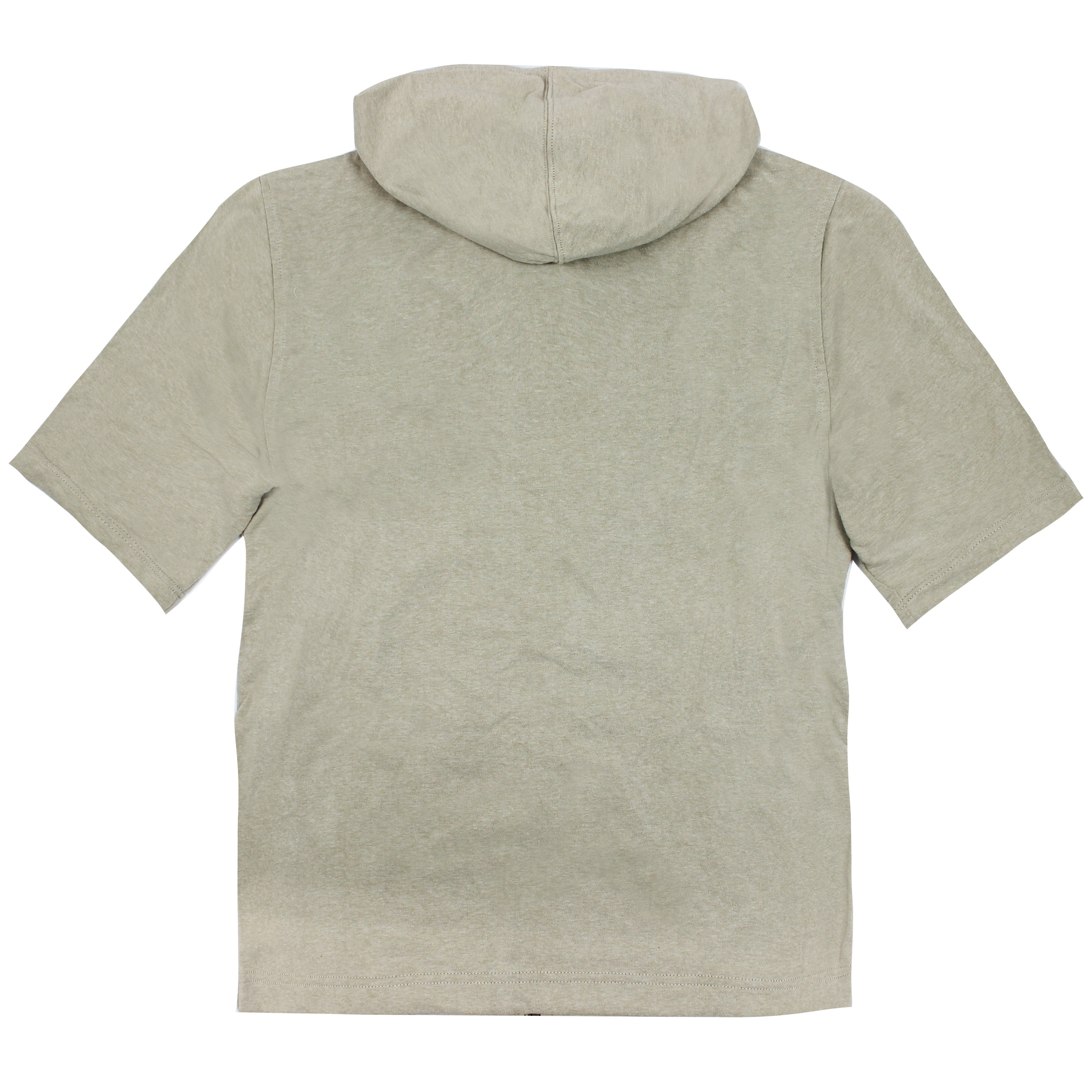 Nike Retro Zip Up Hooded T-Shirt - Beige