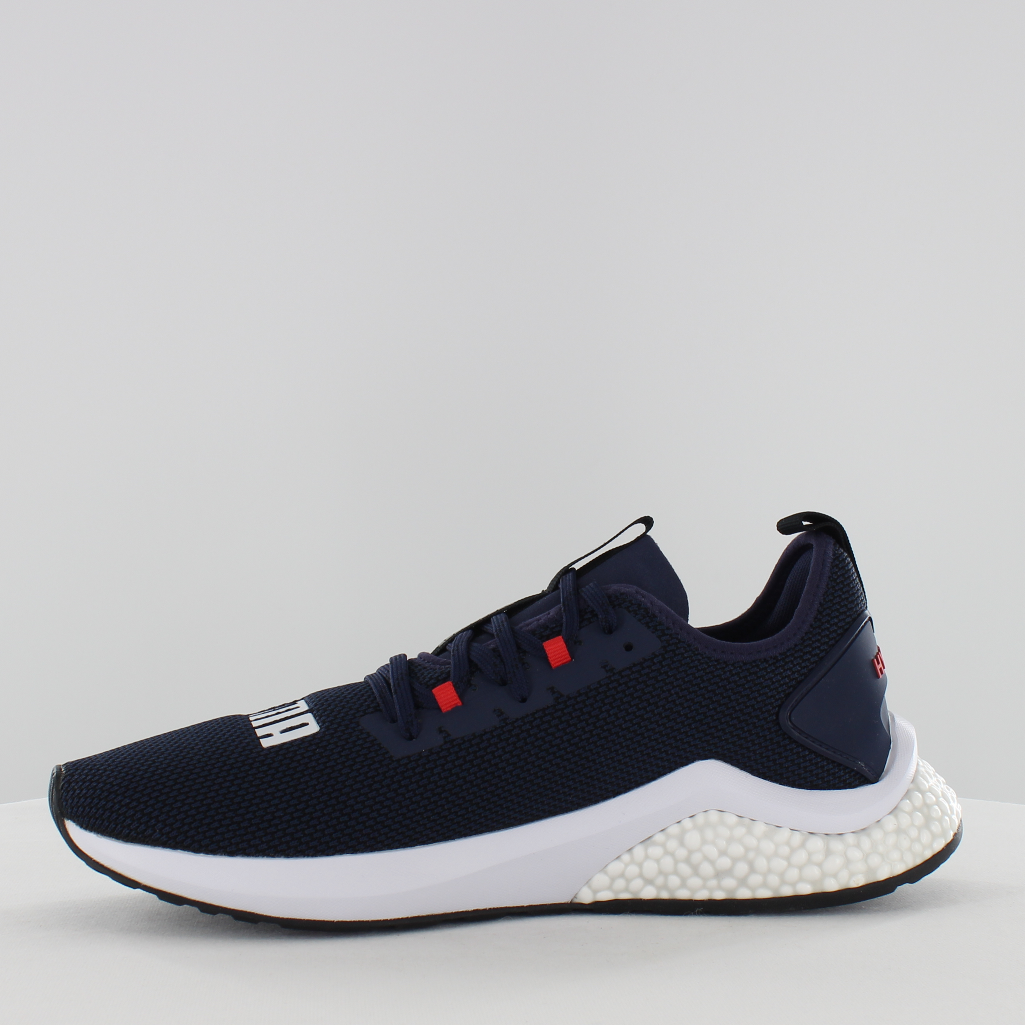 Puma Hybrid NX Navy Textile Mens Lace Up Trainers 192259 01