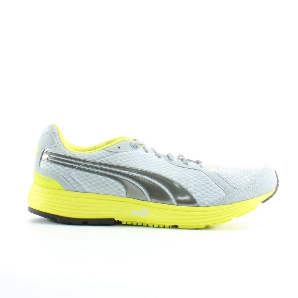 Puma Descendant Mens Grey/Yellow Running Shoes