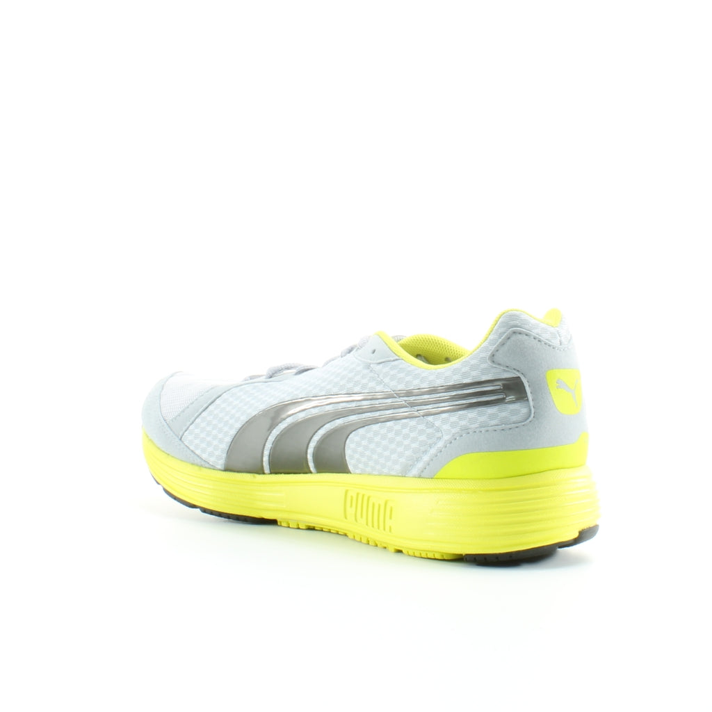 Puma Descendant Mens Grey/Yellow Running Shoes