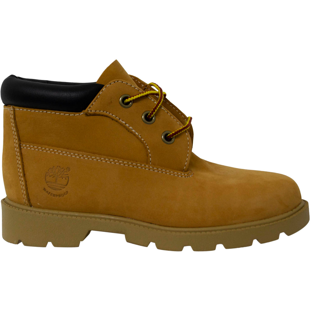 Timberland Waterproof Wheat Nubuck Leather Lace Up Youths Chukka Boots 1879R