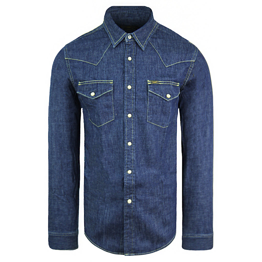 Lee Slim Fit Mens Denim Western Shirt