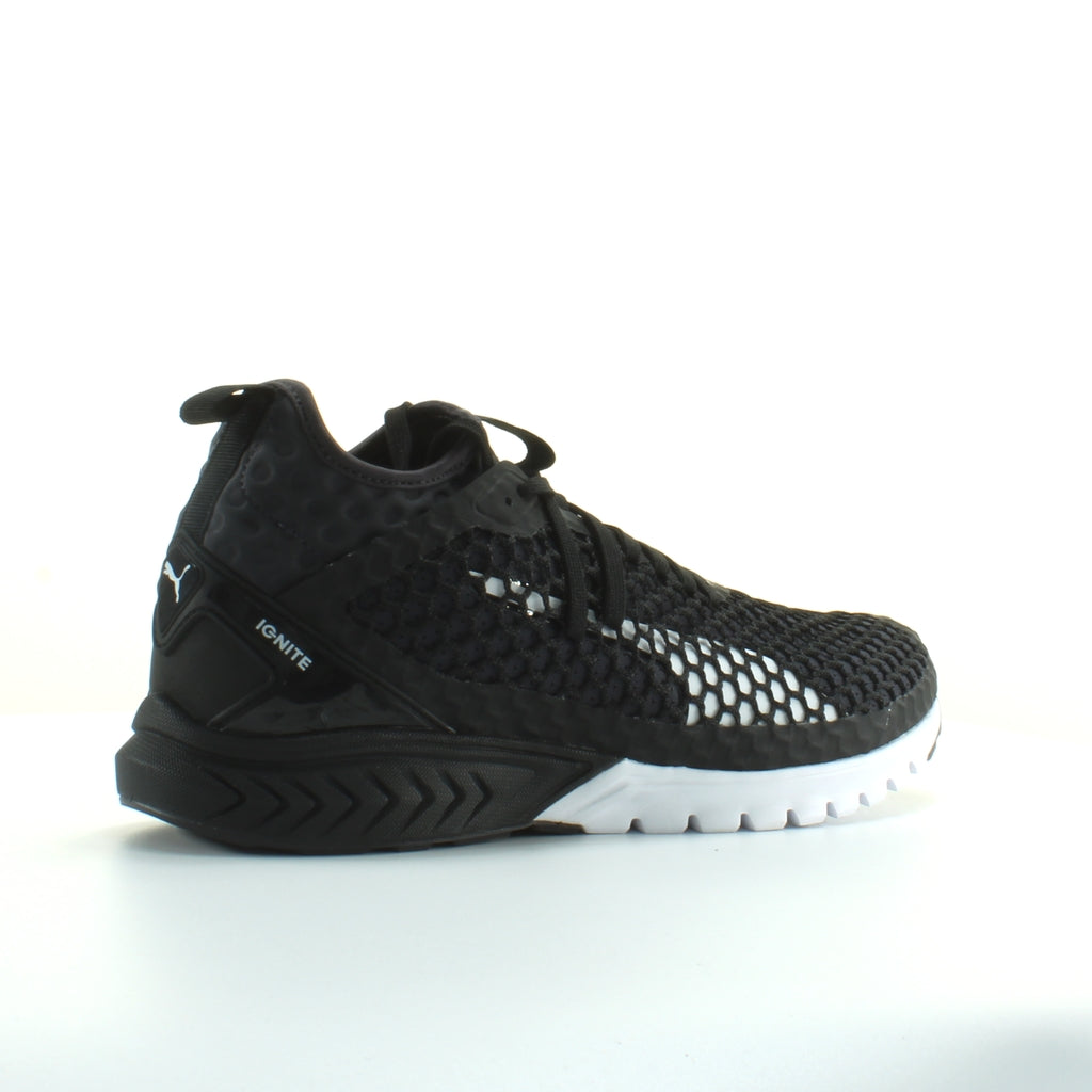 Puma Ignite Dual Netfit Mens Black Trainers