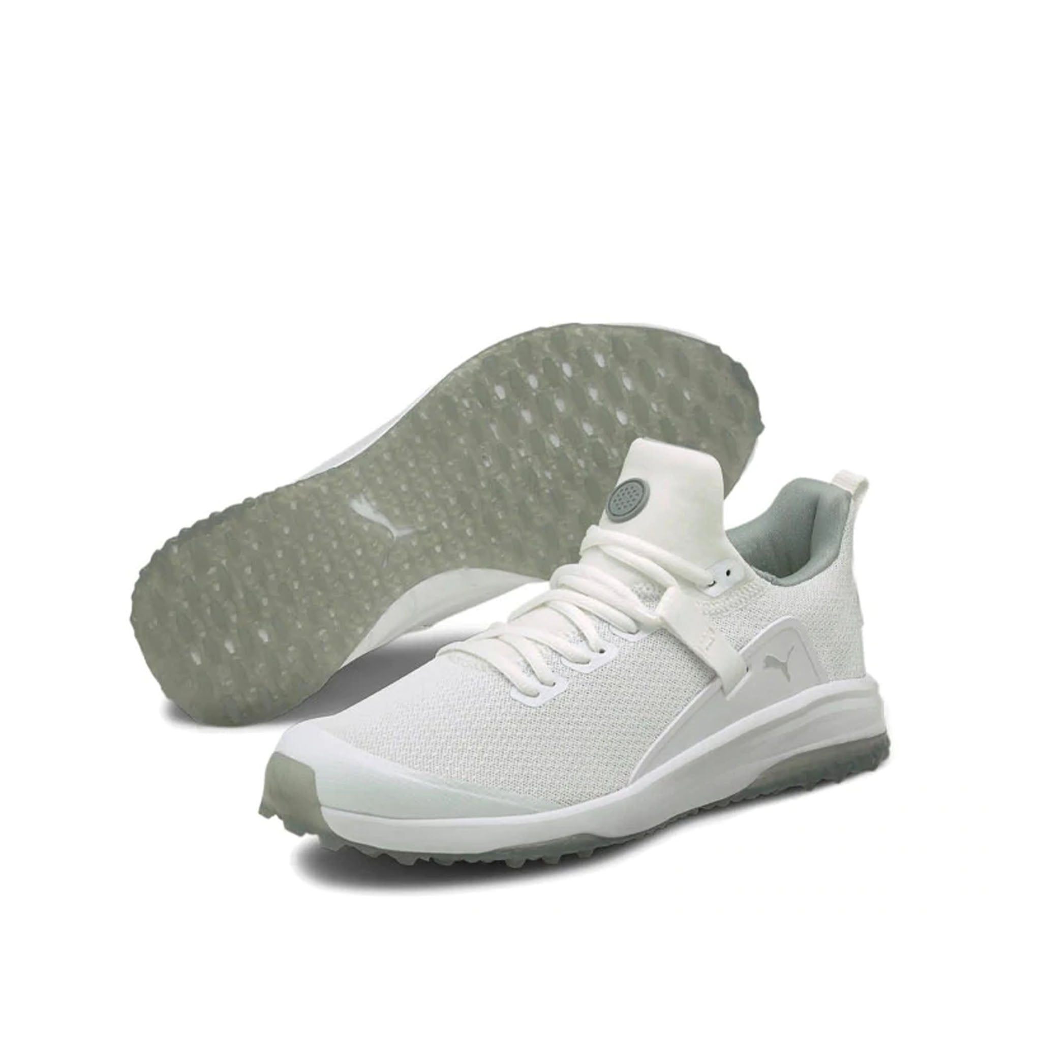 Puma Fushion Evo Mens White Trainers