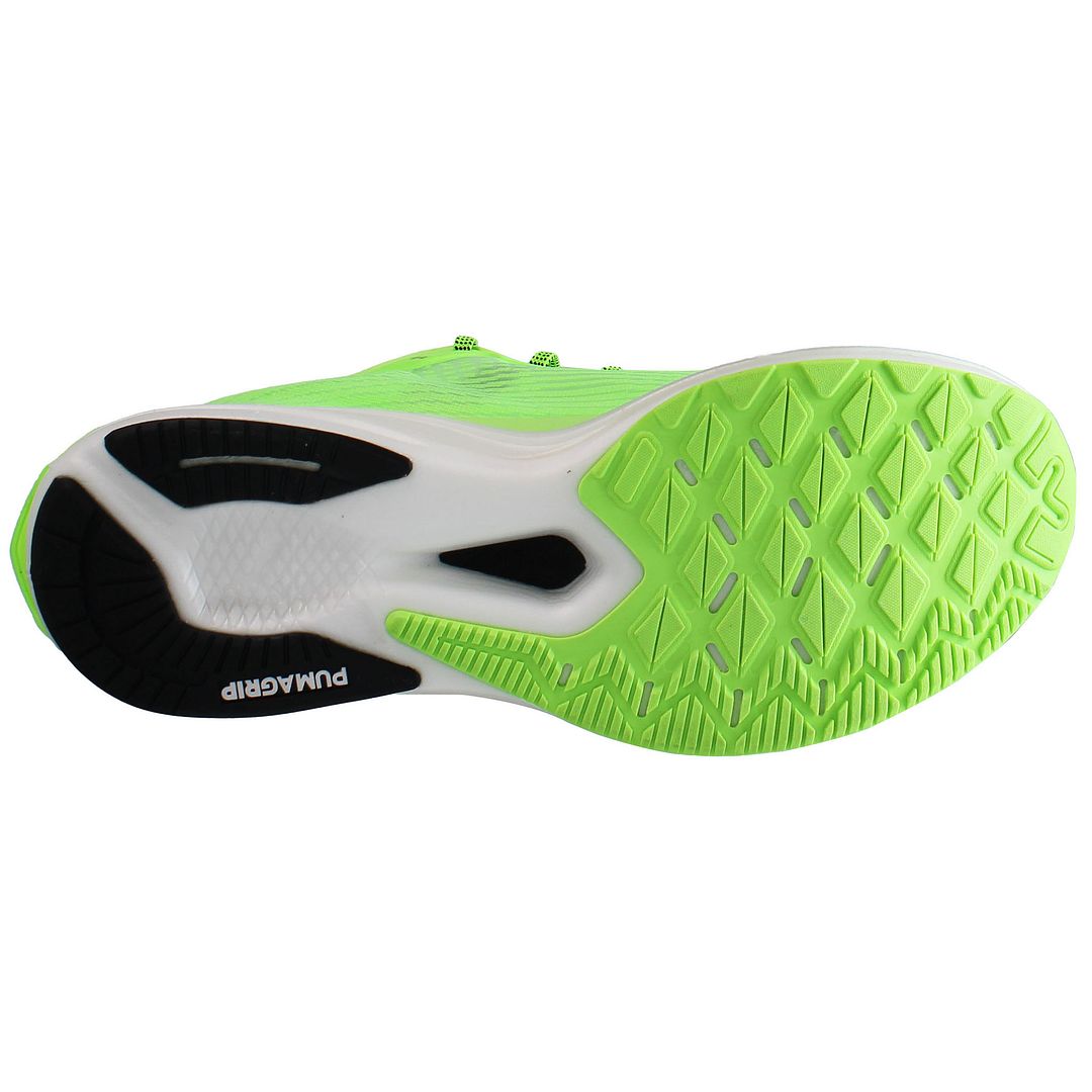 Puma Deviate Nitro Mens Green Running Shoes