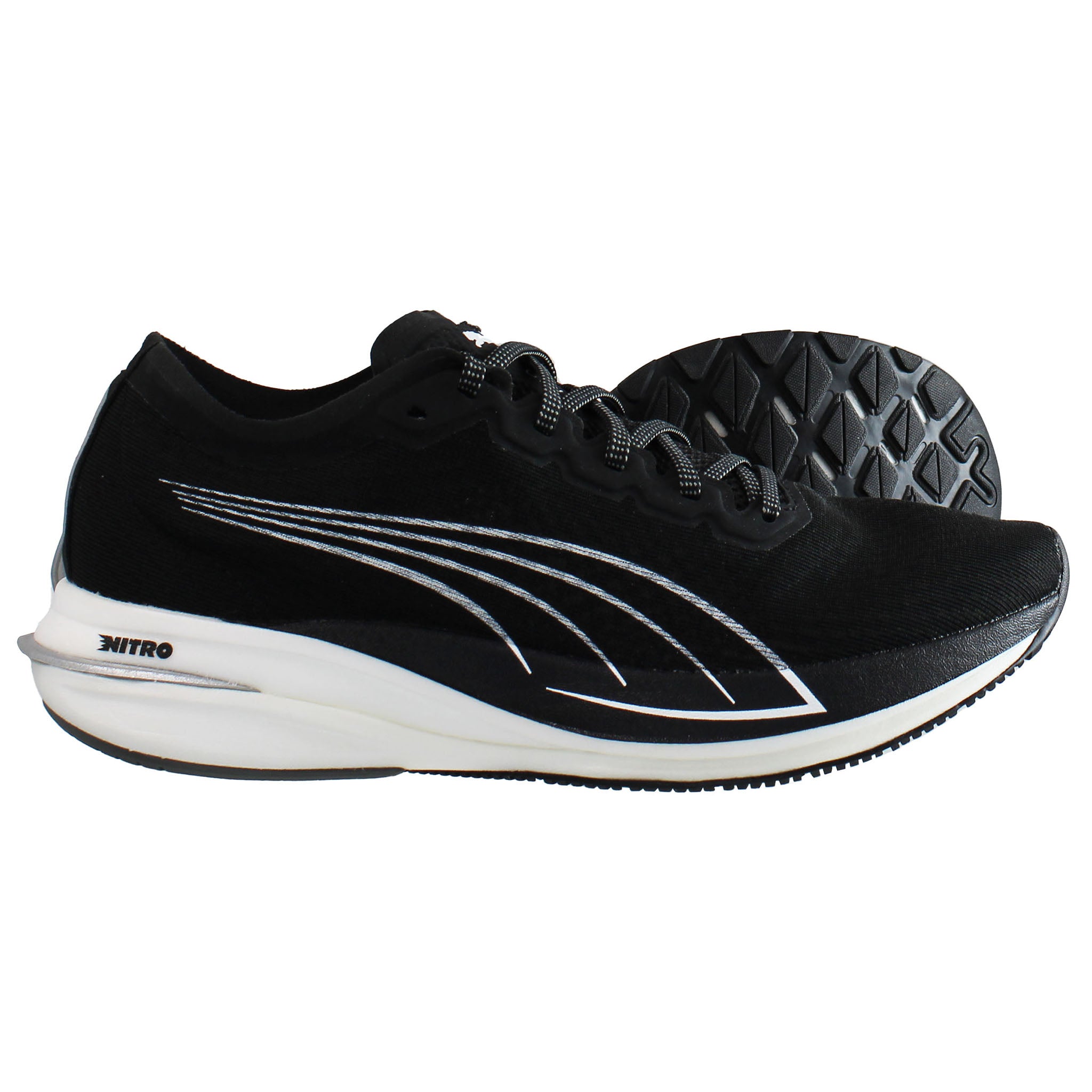 Puma Deviate Nitro Womens Black Running Shoes