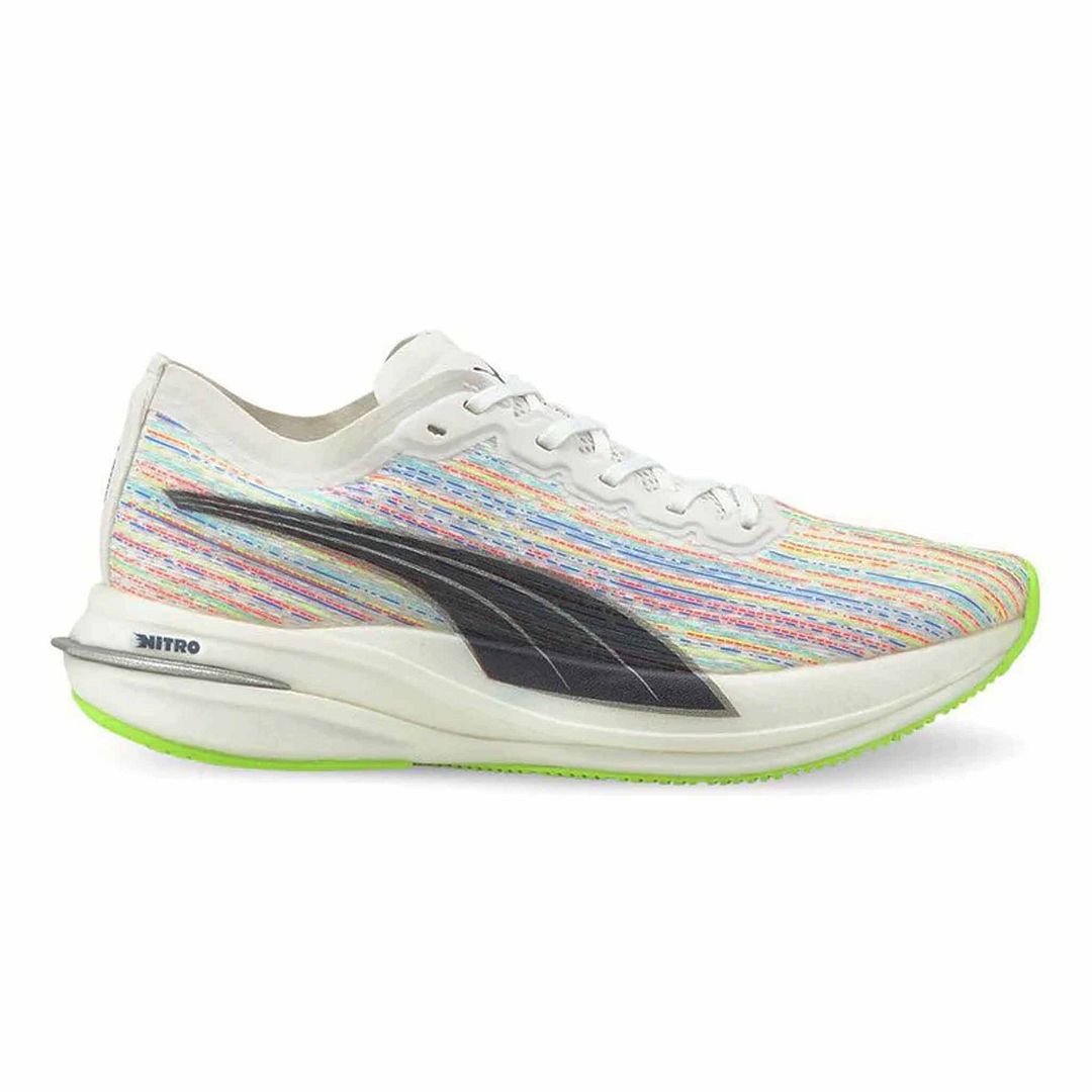 Puma Deviate Nitro Womens White Running Shoes