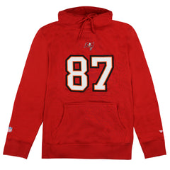 Fanatics NFL Tampa Bay Buccaneers Rob Gronkowski 87 Red Mens Hoodie