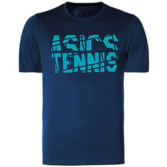 Asics Tennis Kids Navy Blue T-Shirt