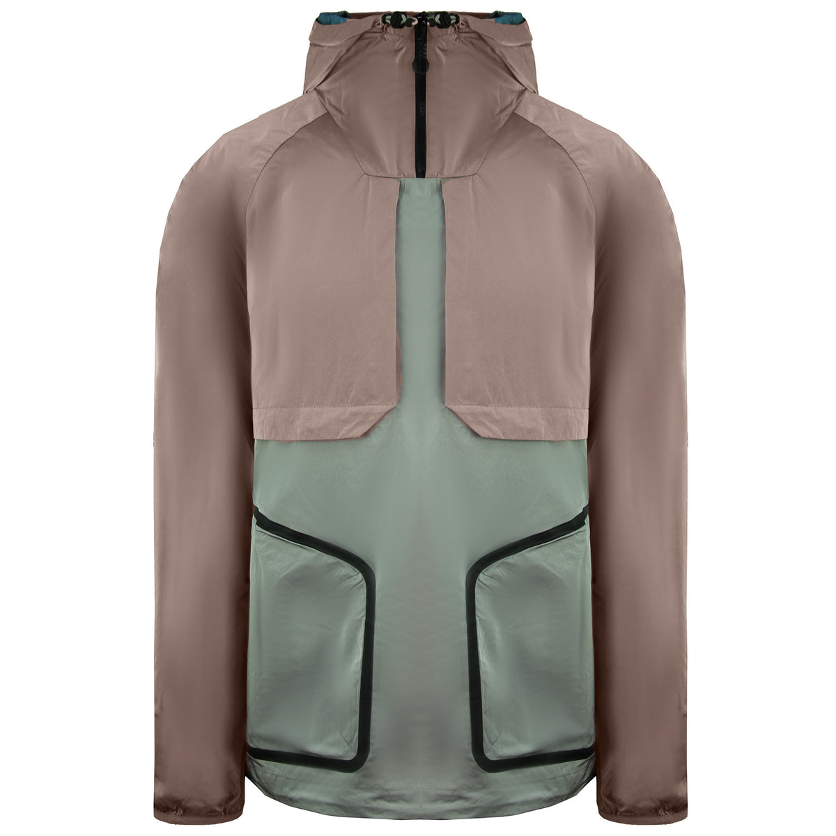 Nicce Type 9-21 Mens Dusty Pink Rain Jacket