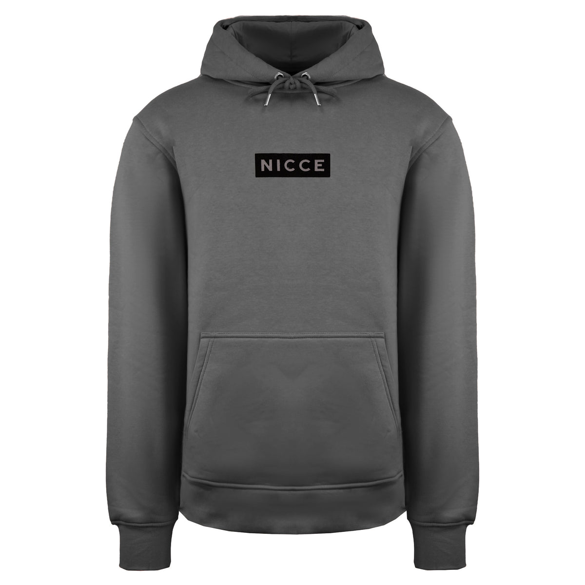 Nicce Crib Mens Grey Hoodie