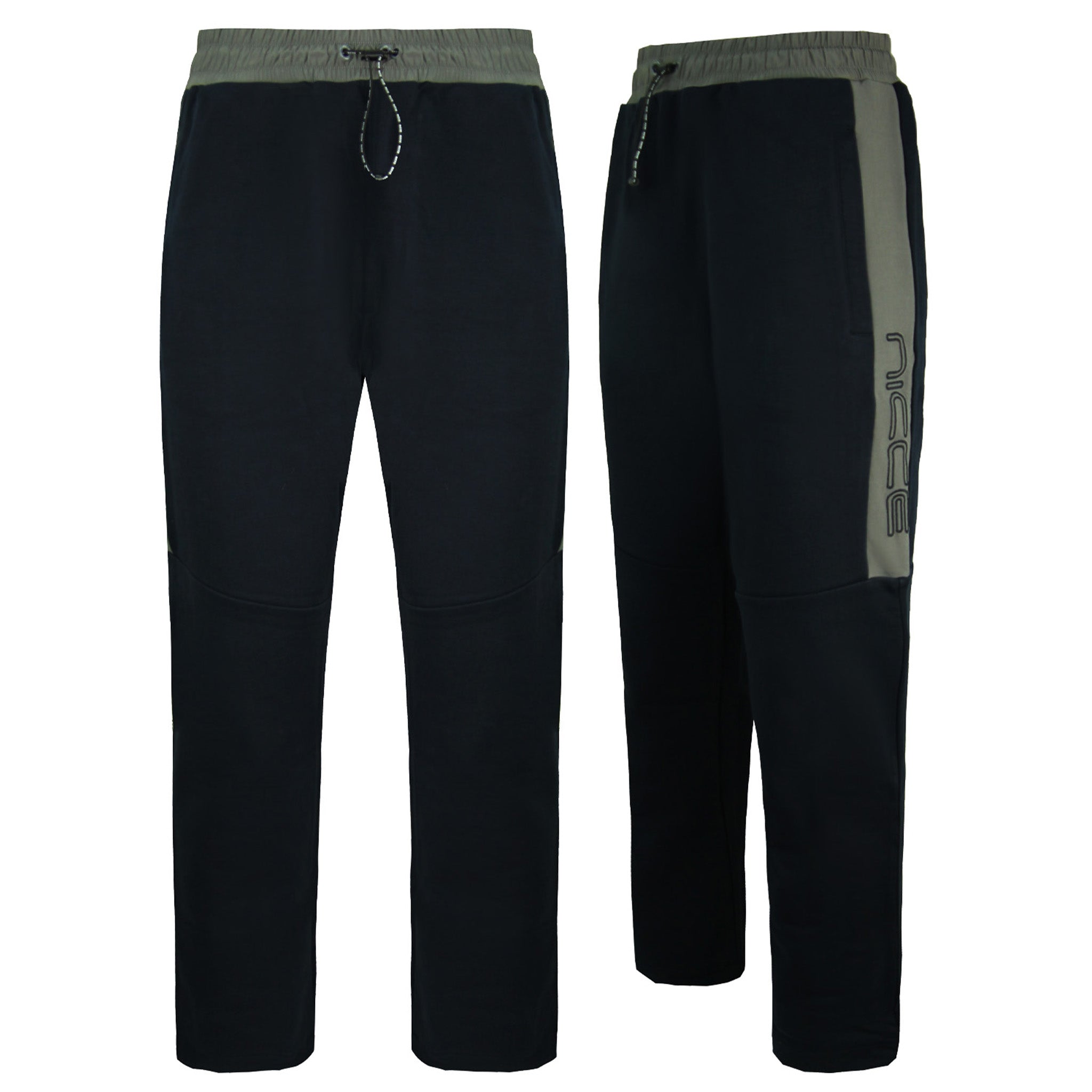 Nicce Dax Mens Navy Track Pants