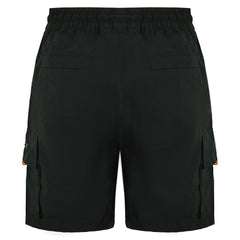 Nicce Meru Reflective Mens Black Cargo Shorts