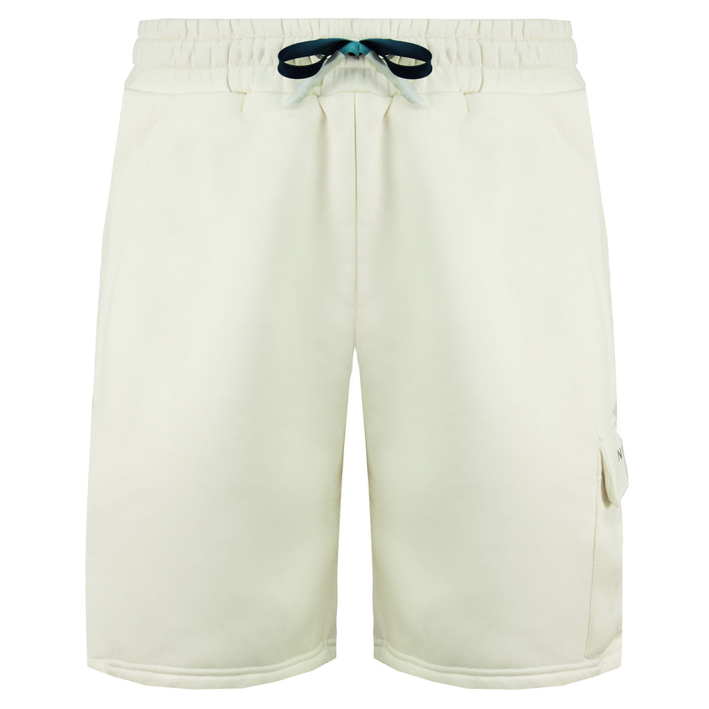 Nicce Jog Mens Cream Shorts