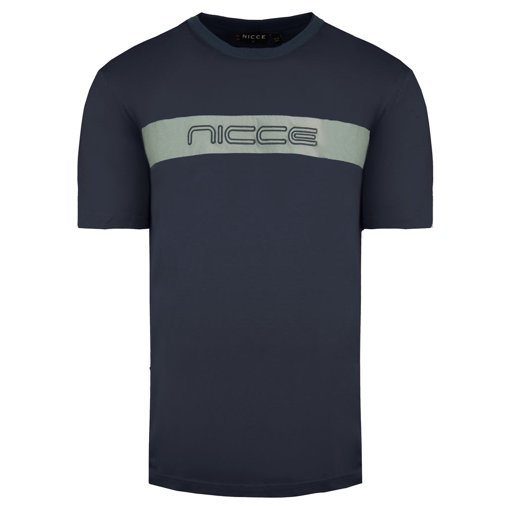 Nicce Dax Mens Navy T-Shirt