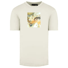 Nicce Aerial Box Mens Cream T-Shirt