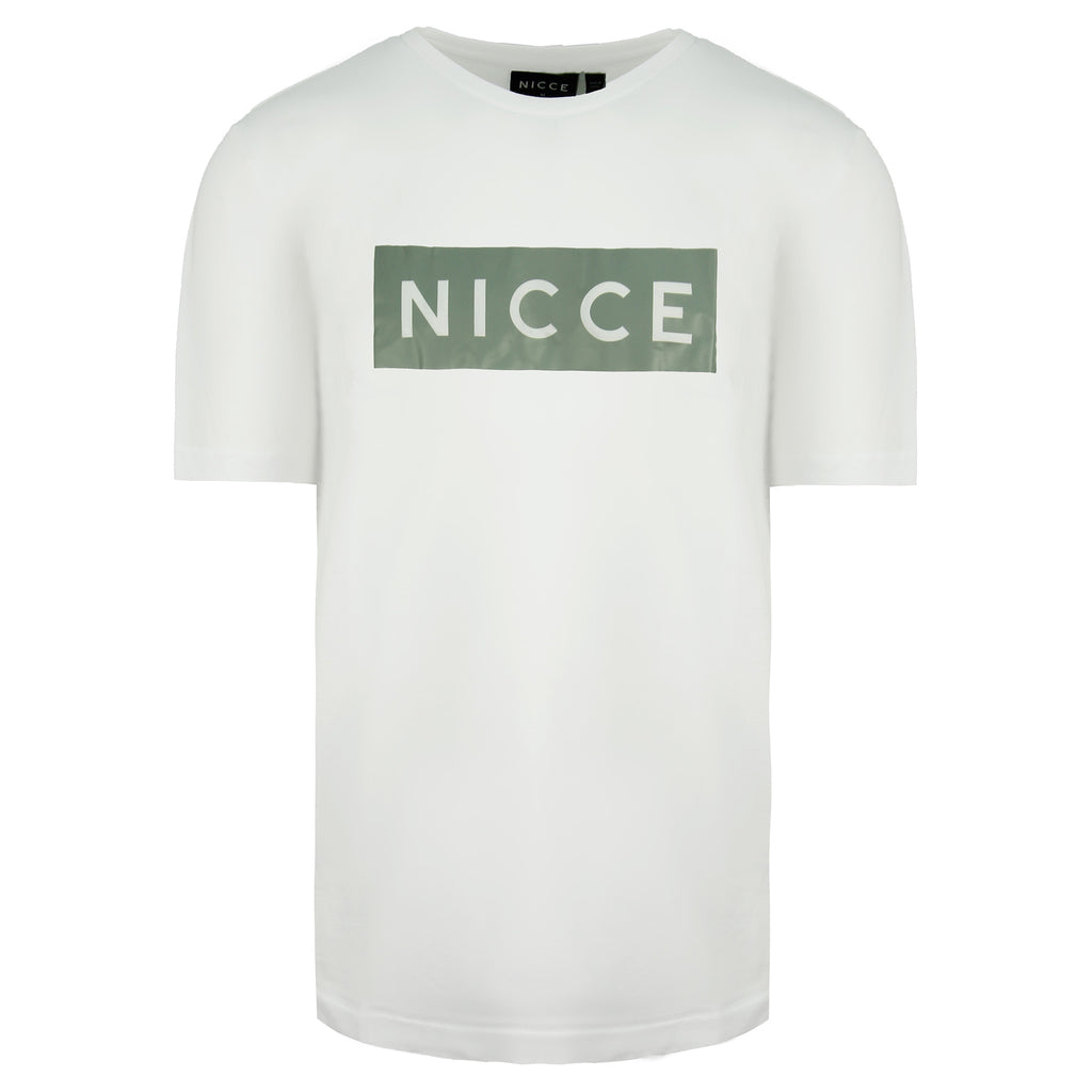 Nicce Emblem Mens White T-Shirt