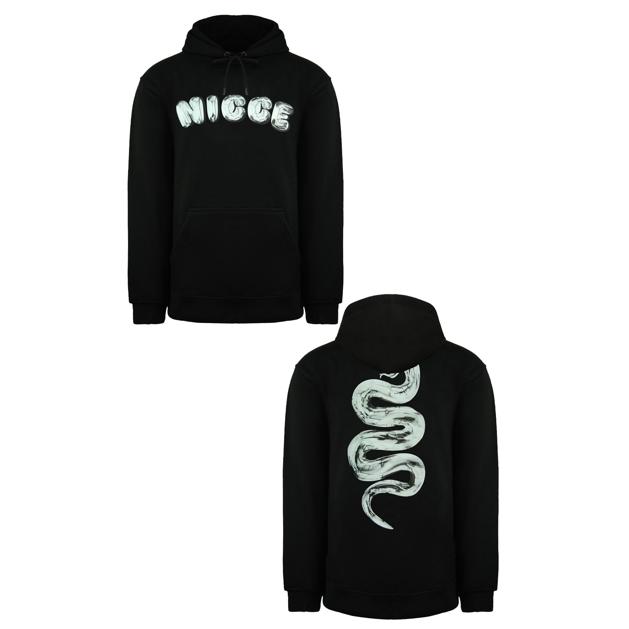 Nicce Lenz Mens Black Hoodie