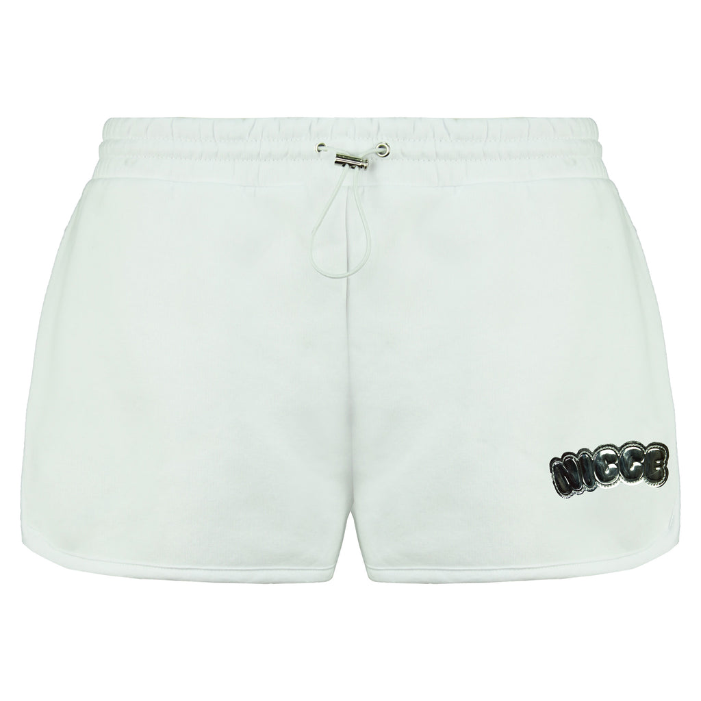 Nicce Fallon Racer Womens White Shorts