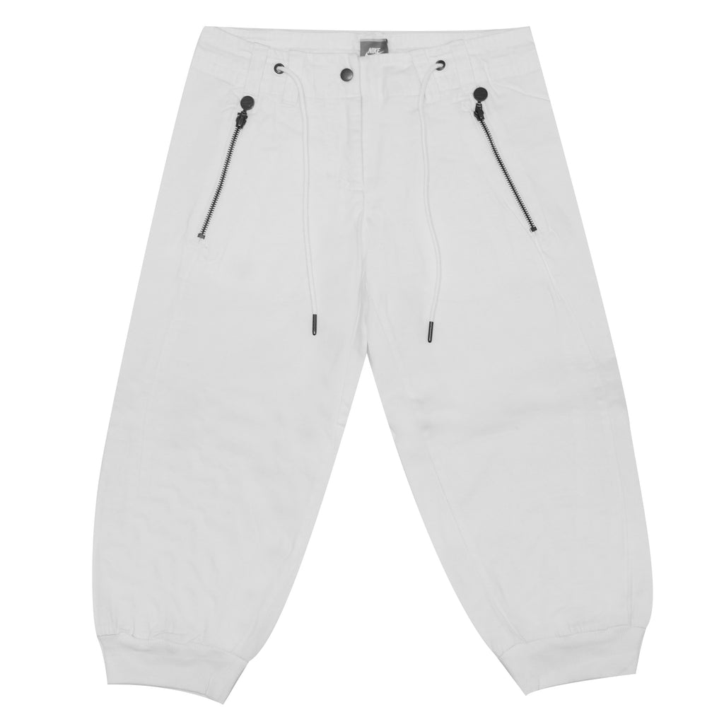 Nike Cropped Womens White Track Pants