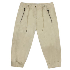 Nike Cropped Womens Beige Track Pants