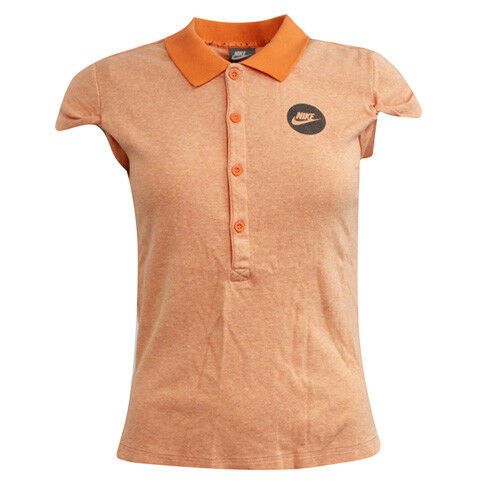 Nike Active Apparel Womens Orange Polo Shirt