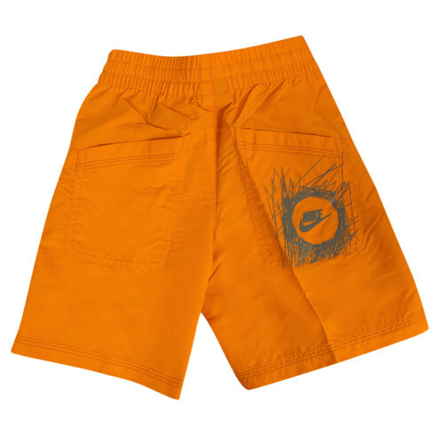 Nike Little Boys Elastic Waist Bright Orange Shorts Trunks 218946 831 DD71