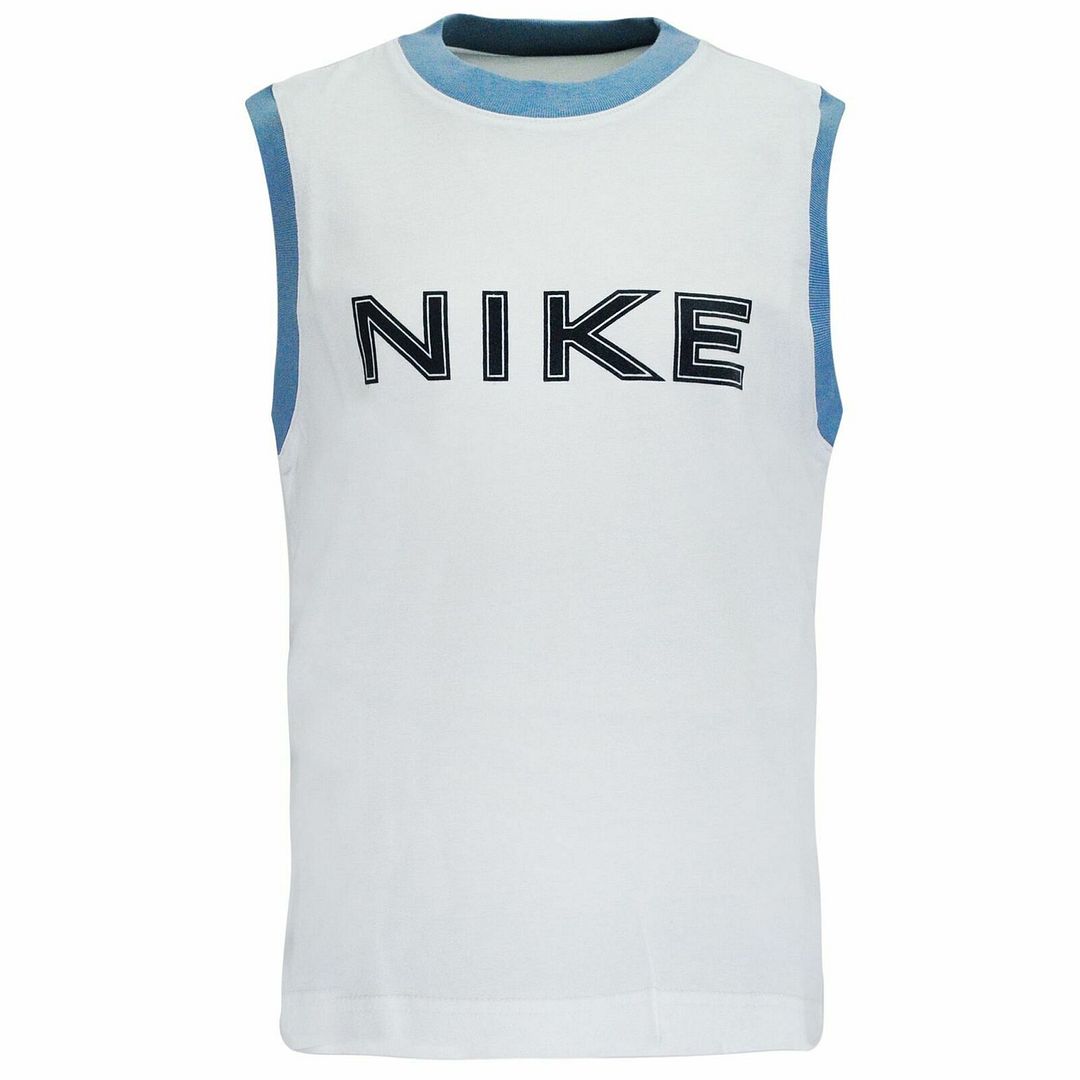 Nike Logo Kids White Vest