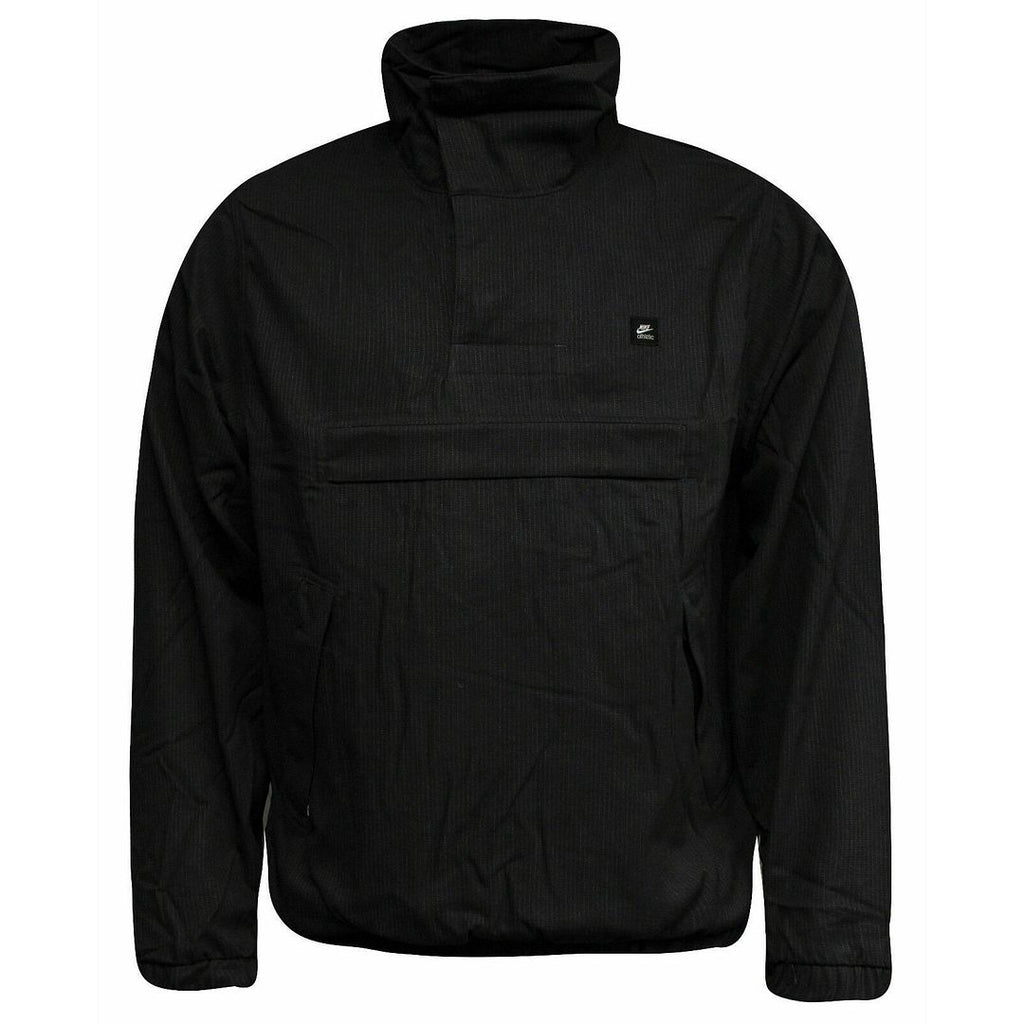 Nike Athletic Mens Black Anorak Jacket