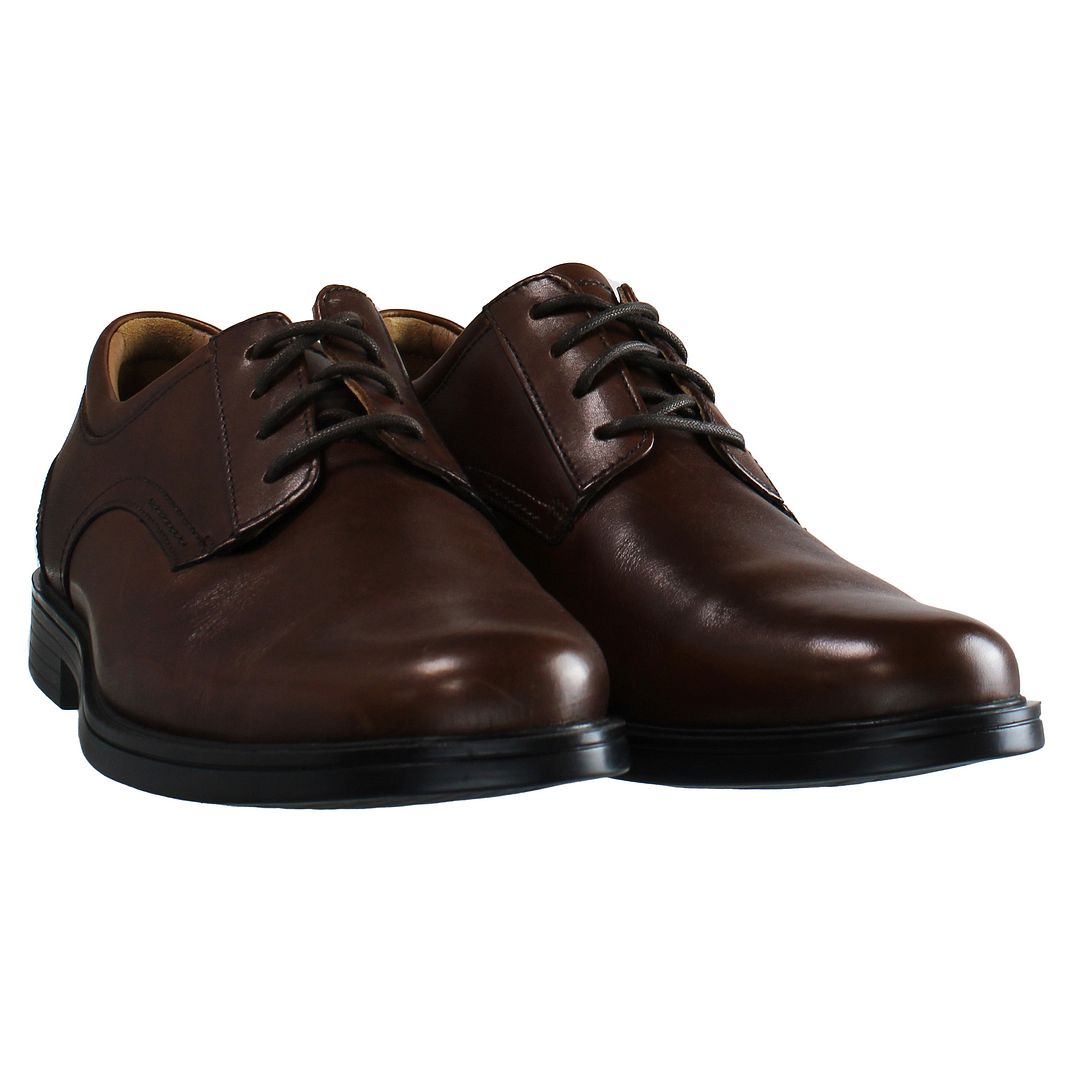 Clarks Un Aldric Mens Brown Shoes