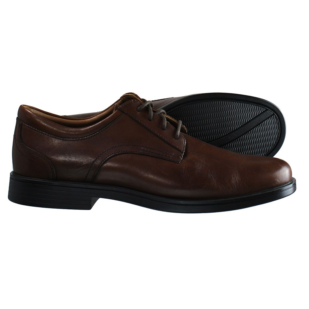 Clarks Un Aldric Mens Brown Shoes