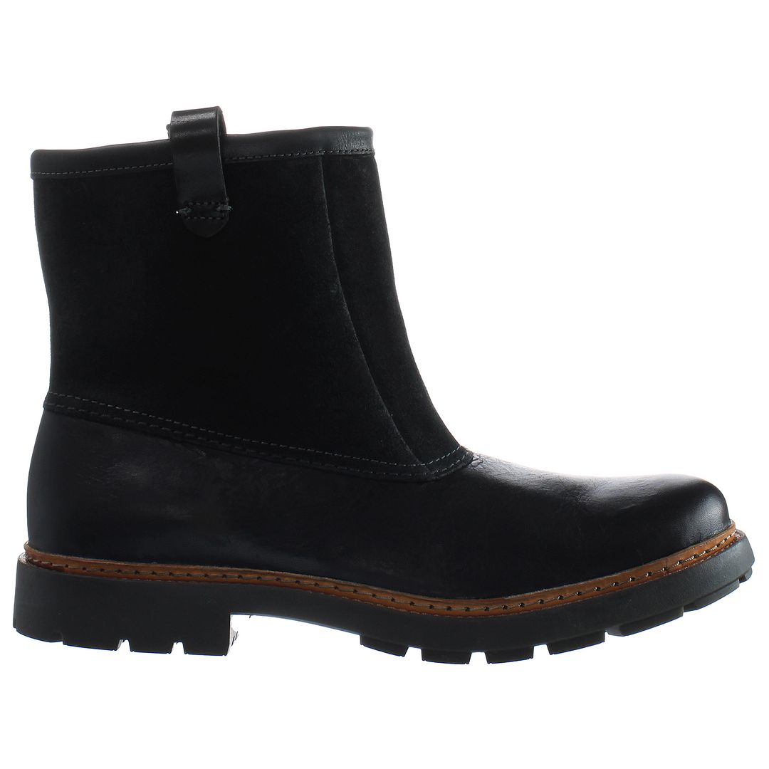 Clarks Trace Top Mens Black Boots